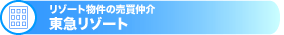 リゾート物件の売買仲介：東急リゾート