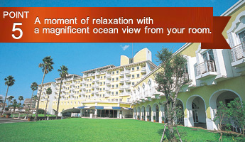 Point.5  A moment of relaxation with a magnificent ocean view from your room.
