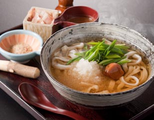 Famous Japanese noodle 'Kishu men'
