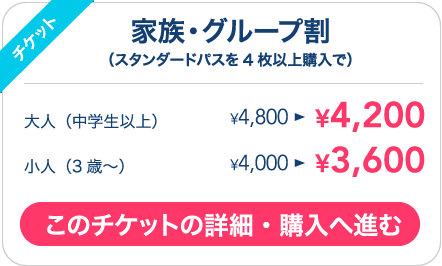 家族・グループ割
					（スタンダードパスを4枚以上購入で）